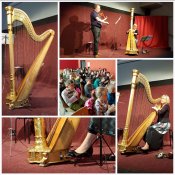 Zdravotní třídy Lochotín - Dialogy s harfou duben 2017